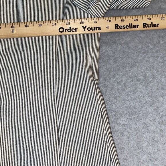 Banana Republic Blazer Jacket Women’s 4 Navy White Pinstripe Career Work 23” - Picture 11 of 16